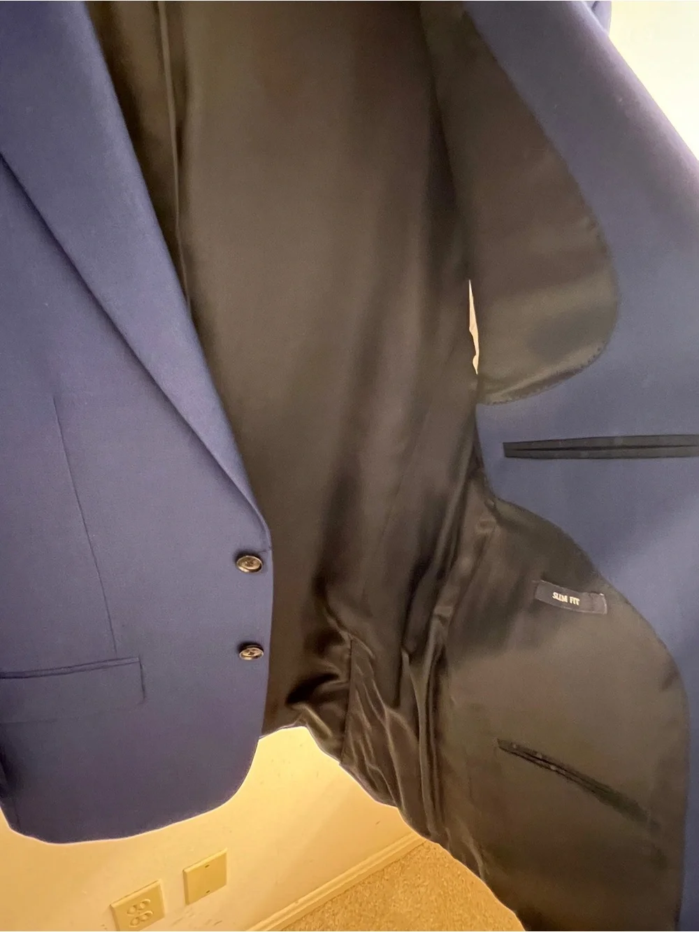Jos. A. Bank Dark Navy Single-Breasted Sport Coat
